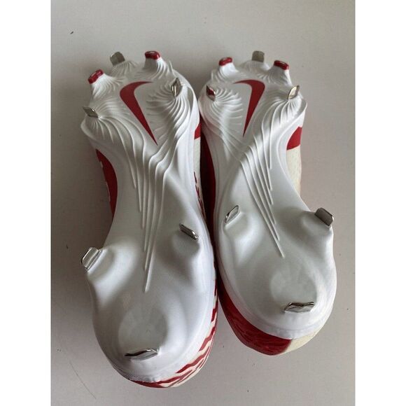 Nike React Vapor Ultrafly Elite 4 Red White Cleats DA0701-600 Men's Size 15 - Picture 8 of 9